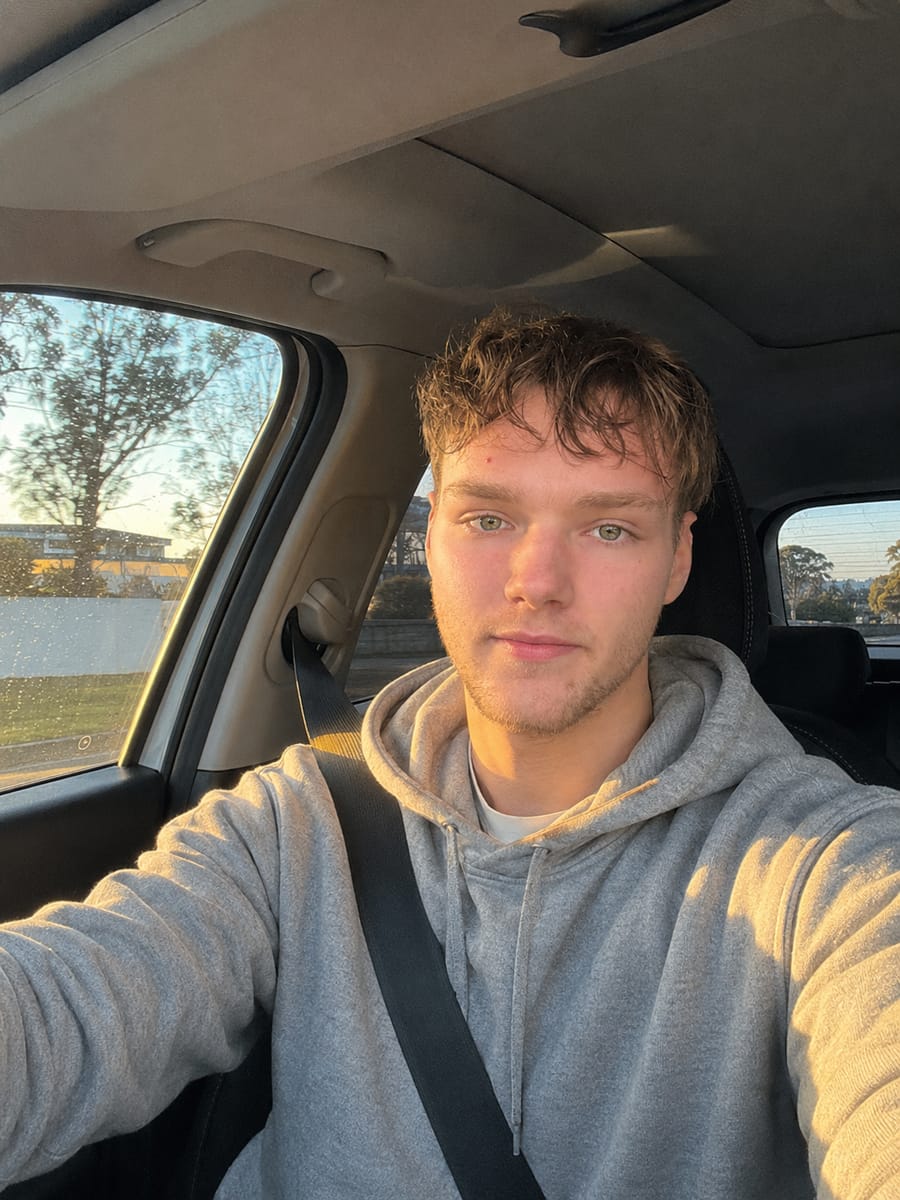 Jack Ridder, golden hour, New Zealand